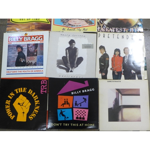 774 - 1970s, 1980s and later LP records including rock and new wave