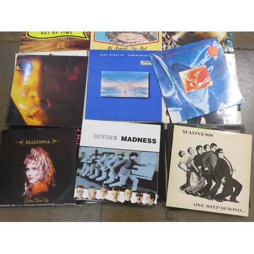 774 - 1970s, 1980s and later LP records including rock and new wave