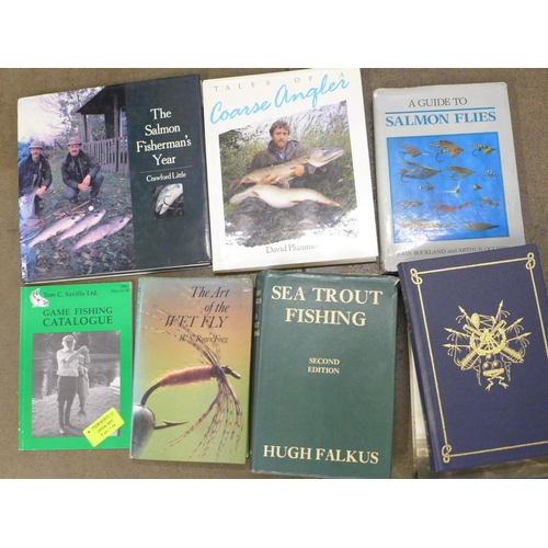 778 - Nine books on fishing and two other books