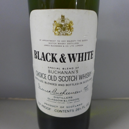 801 - A bottle of Black & White Buchanan's Choice Old Scotch Whisky