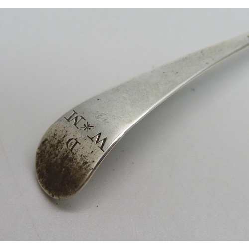 852 - A George III silver sifter spoon, Peter, Ann and William Bateman, London 1804, 16g, 12.5cm