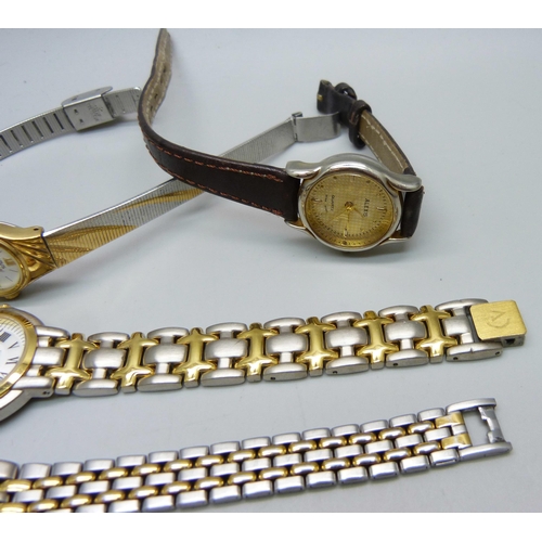 924 - Six lady's wristwatches