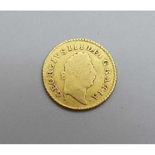 997 - A George III 1799 Third Guinea gold coin