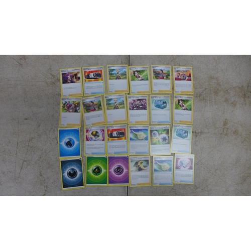 2077 - A large box of approx 6500 Pokémon cards plus tins, pokeballs, booklets and other items