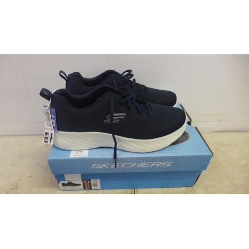 2078 - A pair of Skechers Air Cooled navy size 11 shoes