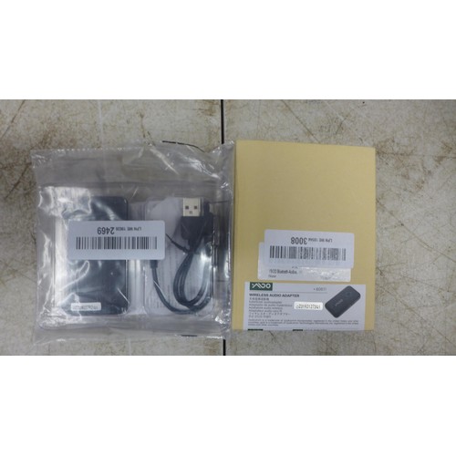 2072 - A box of 25 Ankbit YM00X wireless audio adapters