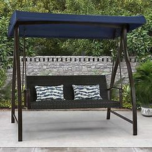 1306 - Woven Swing With Canopy, Original RRP £499.99 + vat (4205-41) *This lot is subject to vat