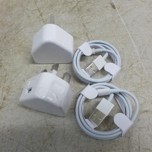 2082 - 20 twin packs of Bigear phone wall chargers to fit iPhone
