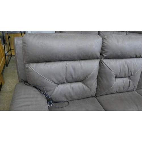 1480 - Justin Brown 3 Seater Power Recliner sofa, Original RRP £833.33 + vat (4204-3) *This lot is subject ... 
