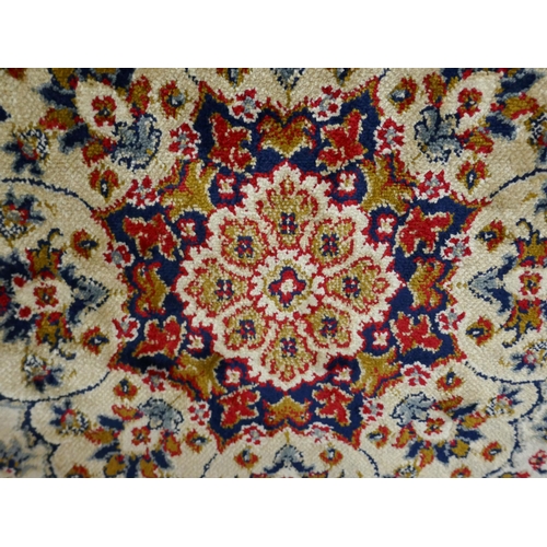 1507 - A Red ground full pile cashmere floral design rug (230x160cm)