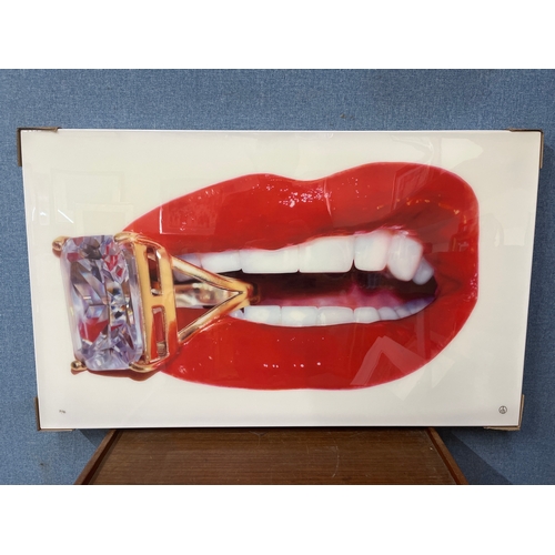 308 - Rory Hancock, Rock Candy, glazed box canvas