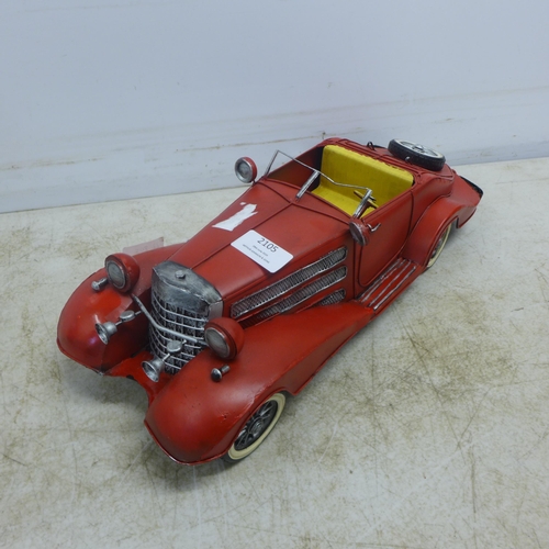 2105 - A tin plate model car