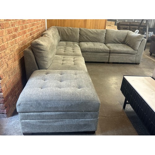 1492 - Tisdale 6 piece Light Grey Modular Sectional Sofa, Original RRP £1166.66 + vat (4205-37) *This lot i... 