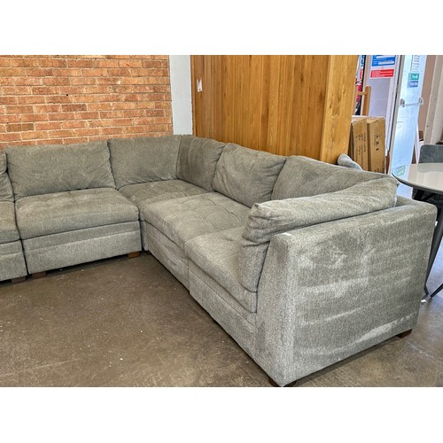 1492 - Tisdale 6 piece Light Grey Modular Sectional Sofa, Original RRP £1166.66 + vat (4205-37) *This lot i... 