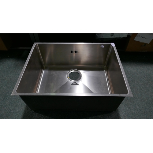 3034 - Cuba Large 1.0 Bowl Stainless Steel Sink, Original RRP £274.17 inc vat (448-89) *This lot is subject... 