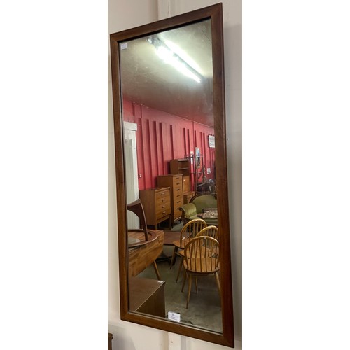 95 - A teak framed mirror