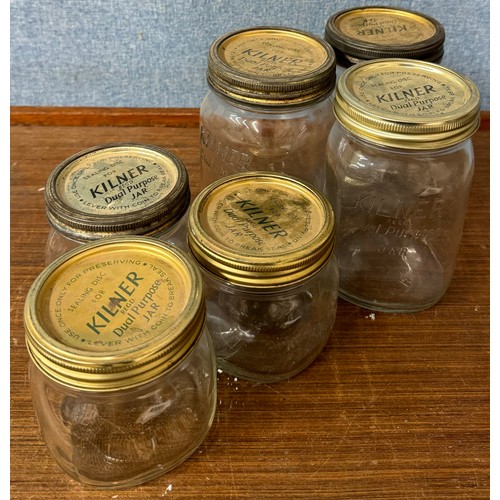 289 - Assorted Kilner jars