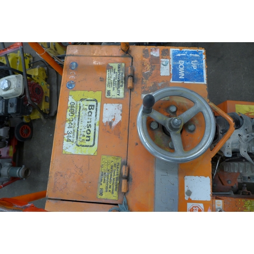 2287 - A Norton Clipper CS1 petrol driven stone floor cutting saw