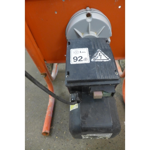 2288 - A cement mixer frame and motor 240V