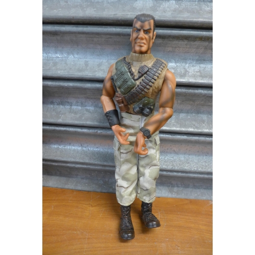 2305 - 11 assorted Action Men dolls and other items