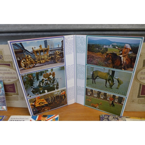 2310 - A box of trading card booklets - Brooke Bond/cigarette cards, etc.