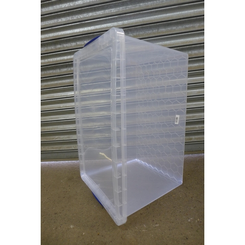 2330 - Three 83ltr Really Useful plastic storage boxes and lids