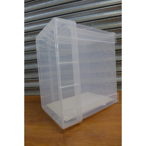 2333 - 3 Really Useful plastic storage boxes with lids including 145ltr, 35ltr and 19ltr