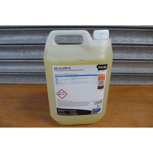 2350 - Two 5 litre containers of Selclem industrial maintenance cleaner