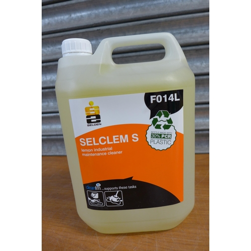 2350 - Two 5 litre containers of Selclem industrial maintenance cleaner