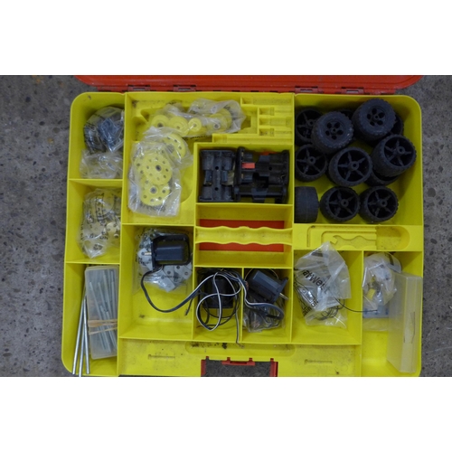 2367 - A large collection of Scalextric track and other accessories including cars, trigger controllers, po... 