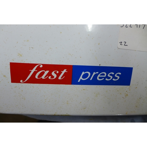 2371 - A Fast-Press XN-63, 240V electronic press