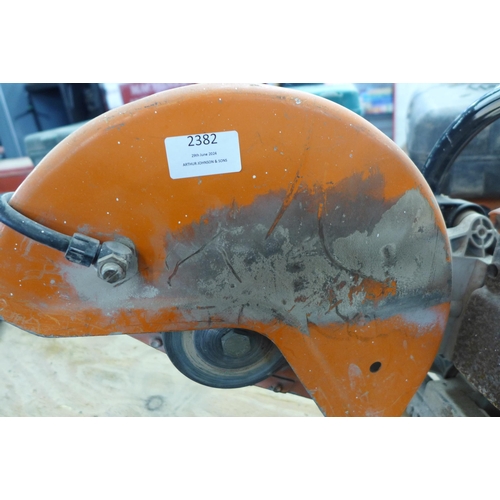 2382 - A Stihl TS400 petrol stone cutting saw