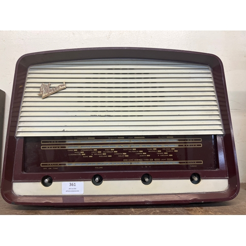 361 - A Marconi Bakelite radio