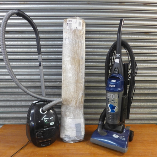 2191 - A Vax Swift 1500 S-Class allergy filtration upright vacuum cleaner, Bosch GL-30 Pro Energy vacuum cl... 