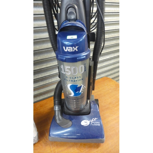 2191 - A Vax Swift 1500 S-Class allergy filtration upright vacuum cleaner, Bosch GL-30 Pro Energy vacuum cl... 