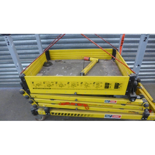 2194 - A Go Razor self erecting 2m work platform tower