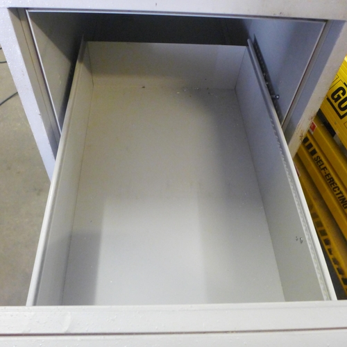 2195 - A Chubb Fire Safe two drawer filing cabinet with key