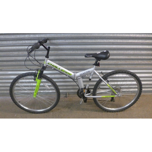 2205 - A Challenge Beacon folding front suspension hardtail mountain bike  * Police repossession