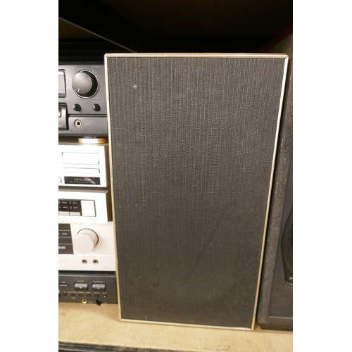 2147 - A large quantity of hi-fi stereo equipment including a Pioneer PD-4050 compact disc player, a Denon ... 