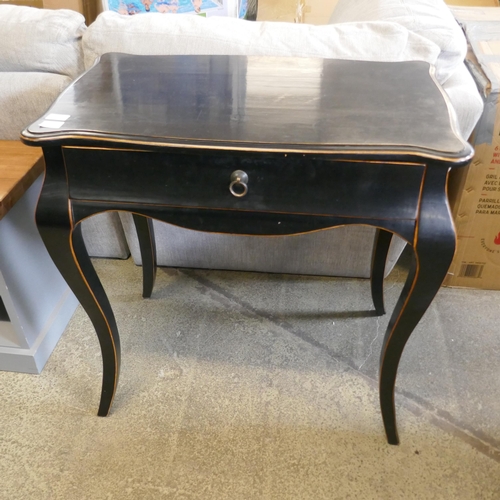 1527 - A black French style hall table