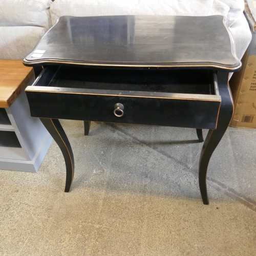 1527 - A black French style hall table