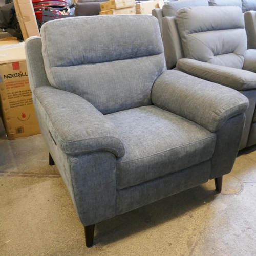 1528 - Grace Charcoal Armchair with Power recline, Original RRP £499.99 + vat (4205-16) *This lot is subjec... 