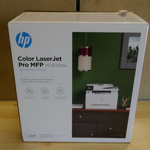 3026 - Hp Colour Laserjet Pro Printer - Model M283Fdw, Original RRP £344.99 + vat (324-273) *This lot is su... 
