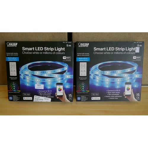 3037 - Two Feit Smart Led Strip Lights   (324-395,396) *This lot is subject to vat