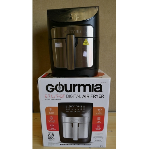 3055 - Gourmia Air Fryer 7Qt     (324-156) *This lot is subject to vat
