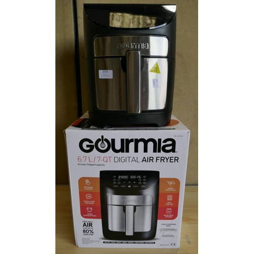 3058 - Gourmia Air Fryer 7Qt     (324-159) *This lot is subject to vat