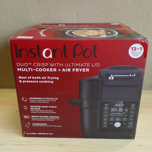 3072 - Instant Pot 6.2L One Lid Multi-Cooker (Locked) Original RRP £159.99 + vat (324-278) *This lot is sub... 