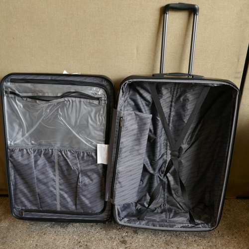 3077 - American Tourister Bon Air 3 piece Black Suitcases, Original RRP £133.33 + vat (324-341) *This lot i... 