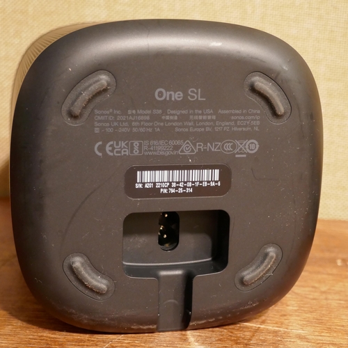 3087 - Sonos One Sl Speaker, Original RRP £136.99 + vat (324-213) *This lot is subject to vat