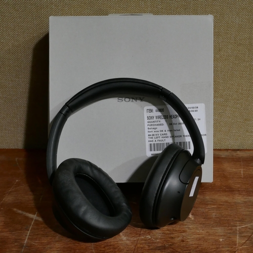 3089 - Sony Black Wireless Headphones  (Model Whch720Nb) (324-222)  Hugo Boss Crystal Plastic Glasses (1372... 